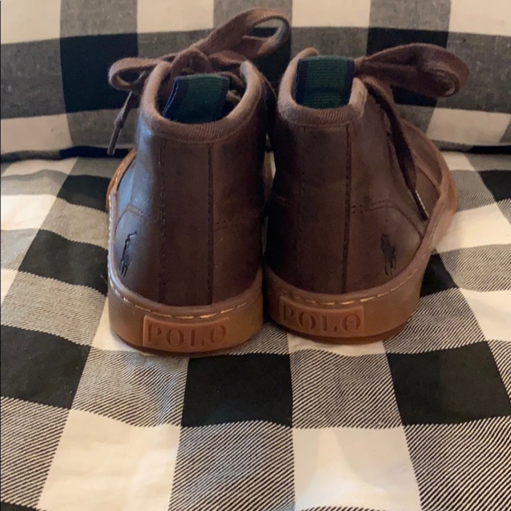 Children’s Leather Ralph Lauren Booties - Picture 3 of 4